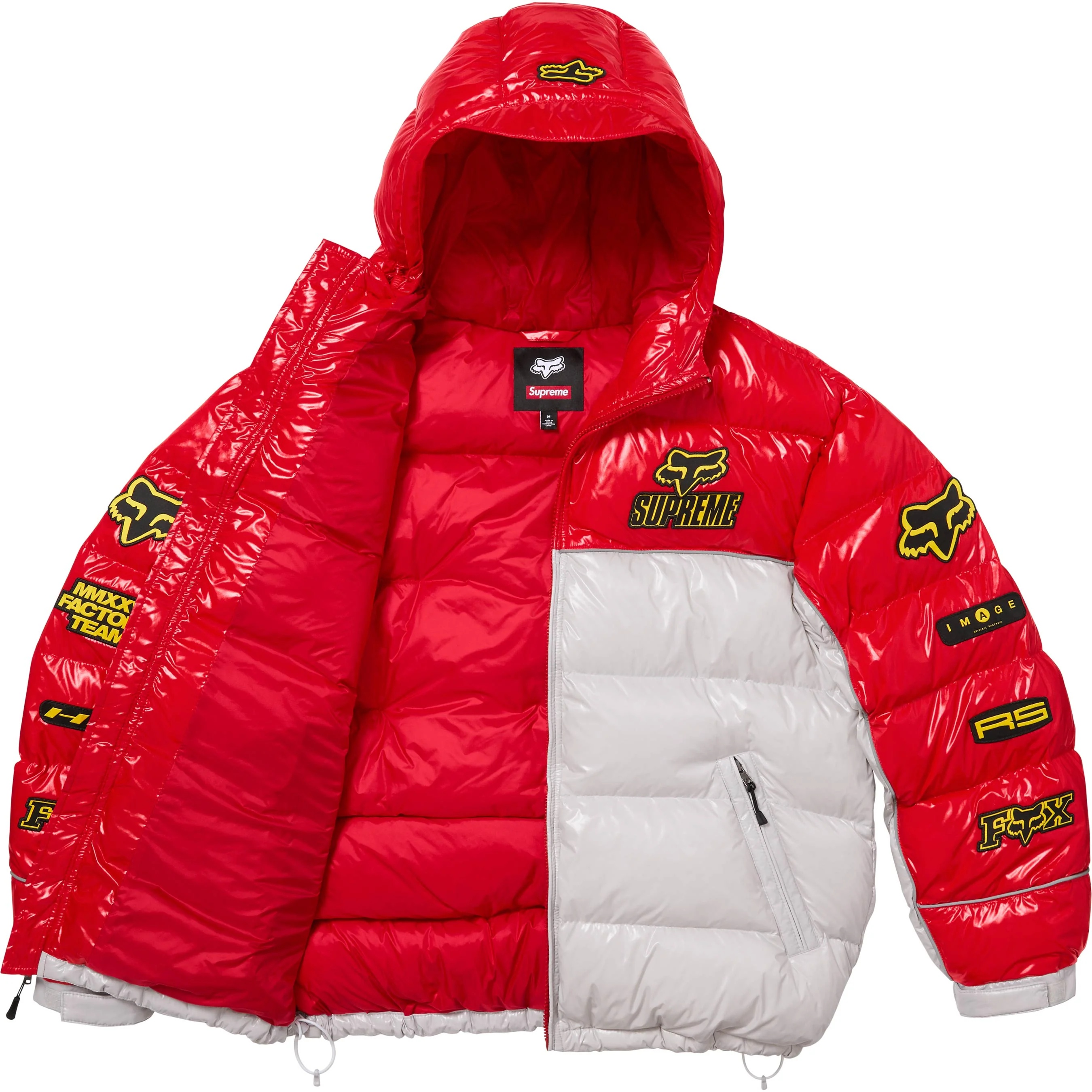 Supreme®/Fox Racing® Shiny Down Puffer Jacket view 14